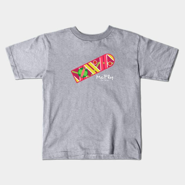 Hoverboard - McFly Pro Series Kids T-Shirt by d13design